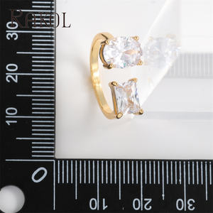 Rakol RP5404 Minimaliste 3A Zircone Anneau Bijoux De Mode - Product Image 5