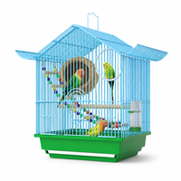 Grande maison pliable en fer pour oiseaux et volailles - Design carré écologique et durable