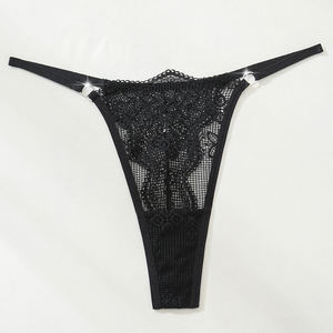 ホット透明ファンシーで生意気なひもレディースレースGストリングパンティ - Product Image 5