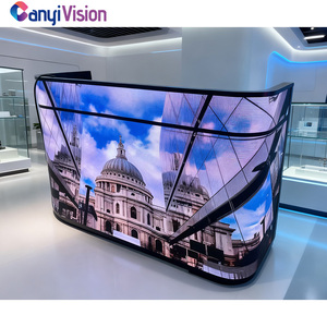 Écran LED de réception P2.<span class=keywords><strong>5</strong></span>, taille personnalisée, nouveau modèle, station <span class=keywords><strong>DJ</strong></span> avec mur vidéo LED - Product Image 1