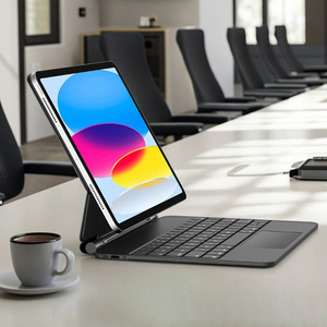 เคสคีย์บอร์ด Magic Keyboard รุ่นใหม่สำหรับ <span class=keywords><strong>iPad</strong></span> รุ่นที่ 10/(A16) รุ่นที่ 11 ไร้สาย ไฟแบ็คไลท์ <span class=keywords><strong>7</strong></span> สี กันน้ำ - Product Image 1