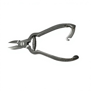 Kit de coupe-cuticules multifonction en acier inoxydable, aiguisé et portable, outils de manucure pour ongles incarnés, à mâchoires larges et courbées - Product Image 1