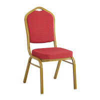 Chaises en alliage d'aluminium avec coussin pour banquets, mariages, réunions VIP, formations, restaurants, salles à manger, hôtels, usage intérieur, vente en gros