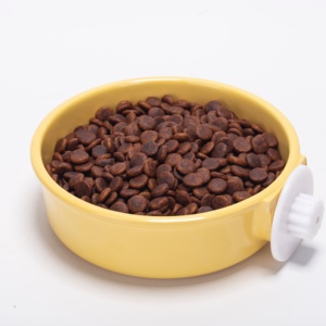 อุปกรณ์สัตว์เลี้ยง ชามพลาสติกสำหรับสุนัขและแมว ชามอาหารและน้ำหลากสี - Product Image 2