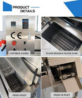 Friteuse Électrique/Gaz Automatique HUAGANG CE en Acier Inoxydable 304 pour Bananes, Plantains, Frites et Nuggets de Poulet