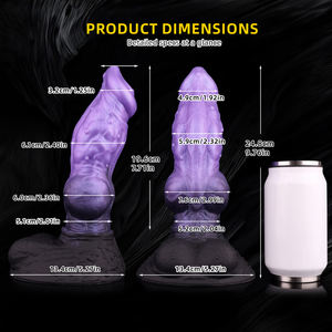 YOCY Büyük Fantezi <span class=keywords><strong>Dildo</strong></span>, Düğümlü Fantezi Ejderha <span class=keywords><strong>Dildo</strong></span> 9.7 İnç Silikon Canavar Kalın Seks Oyuncakları Dropshipping Kurt Köpek <span class=keywords><strong>Dildo</strong></span> - Product Image 2