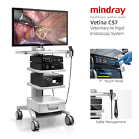 Système de caméra d'endoscopie vétérinaire portable Mindray Vetina CS7 Full HD 4K avec source de lumière LED 80W et enregistrement vidéo