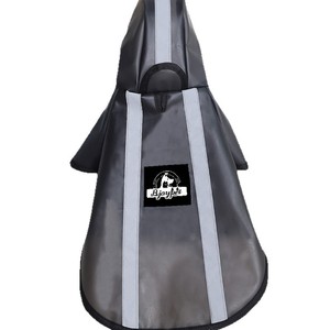 국경을 넘는 TPU 애완견 비옷 소형/중형견용 반사 매트 블랙 리쉬 부착형 모든 계절용 - Product Image 5