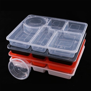 4 5 6 Ngăn Hot Bán Microvable Thức Ăn Nhanh Salad Box Dùng Một Lần Takeaway Container Thực Phẩm Với Nắp Đậy - Product Image 3