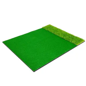 Outdoor/Indoor Thickening Golf Hitting Mats Artificial Turf Practice Mat With Putting Green Swing Chipping Backyard Range