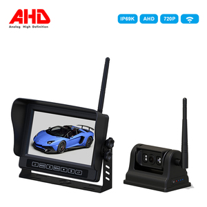 Kit de caméra de recul sans fil à vision nocturne <span class=keywords><strong>pour</strong></span> voiture, camion, bus, écran étanche de 7 pouces, 12V/24V, à bas <span class=keywords><strong>prix</strong></span> - Product Image 1