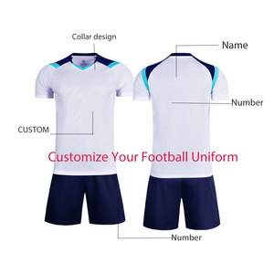 Yüksek kalite futbol formaları Set özel süblimasyon hızlı kuru nefes takım futbol formaları futbol formaları - Product Image 5