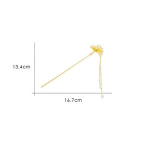Elegant Chinese Style Hair Accessories Vintage <b>Spring</b> Flower Element Hairpins Light Luxury Tassel Hair Stick for Women Girls - Product Image 3