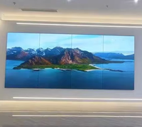 55 İnç IPS Sert Ekran Parlama Önleyici Yüksek Kontrast Oranlı Konferans Salonu LCD Video Duvar Paneli