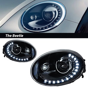 Conjunto de Faros Delanteros LED con Lente de Proyector y Luces Antiniebla para <span class=keywords><strong>Volkswagen</strong></span> Beetle 2013 2014 2015 2016 2017 2018 - Product Image 1