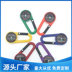 Boussole mousqueton à dégagement rapide 27 mm en ABS – Outil de survie et de randonnée en extérieur avec guide de pointage - Product Image 5