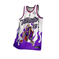 Conception personnalisée OEM Hommes Jeunes Vêtements de basket-ball Maillot de basket-ball respirant sublimé
