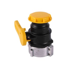 Vanne à boisseau sphérique à filetage grossier 62/75 mm vers sortie filetage grossier 60 mm pour connecteur de citerne IBC, vanne de raccordement pour réservoir IBC, adaptateur de réservoir d'eau usée IBC - Product Image 1