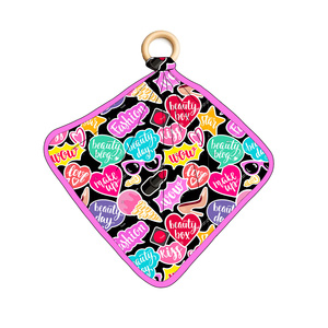 Nouveauté Impression colorée Bamboo Lovey Baby Lovey avec sécurité matérielle en bambou - Product Image 5