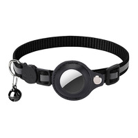 Traqueur GPS pour animaux de compagnie moderne anti-perte Airtag avec accessibilité au téléphone portable Localisateur de collier cadeau du Nouvel An pour chats chiots chiens