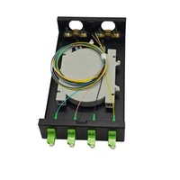 Boîtier de terminaison de fibre optique monomode LC APC à 4 cœurs, unité murale de bureau pour infrastructure de communication optique intérieure