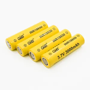 GEB Free Shipping 18650 Battery 3000mAh 3.7v Li Ion Batteries 18650 Rechargeable Lithium Ion Ebike Battery For Scooter