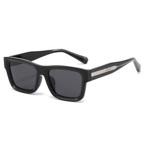 Nuovo acetato Unisex telaio quadrato in metallo di alta qualità rettangolare protettivo da uomo polarizzato Uv tonalità di protezione occhiali da sole - Product Image 3