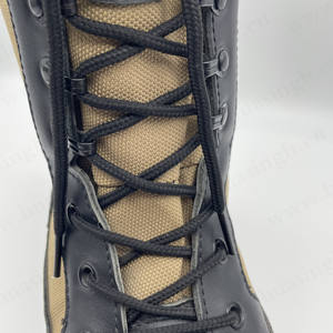 Lxg รองเท้าบูตลุยลุยหนัง PU ทนทานรองเท้าบูทยุทธวิธีส่วนบนของ HSM296 - Product Image 4