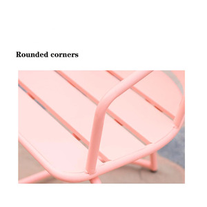 YASN Courtyard Patio Table Chair Garden <strong>Bistro</strong> <strong>Set</strong> Aluminum Metal 3 Piece Outdoor <strong>Bistro</strong> <strong>Set</strong> - Product Image 6