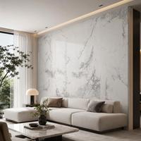 Revestimiento de Pared SPC, Panel Decorativo Impermeable e Interconectable para Baños de Hotel, Decoración de Interiores Comerciales