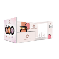 Arche de présentation modulaire 10x20 en alliage d'aluminium sans outil, imprimée par sublimation, avec éclairage rétroéclairé SEG pour salon professionnel