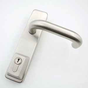 Cerradura de manija de puerta embellecedora de palanca de acero inoxidable 304 Nice Grip con certificado UL CE con llaves para dispositivo de salida de pánico - Product Image 1