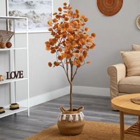 Plantes artificielles Simulation en gros d'eucalyptus vert pour la décoration de jardin à la maison