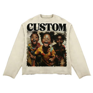 Sudadera con Capucha Corta de Alta Calidad, Estilo Vintage, con Logotipo Personalizado, Estampado Gráfico, Estilo Francés, para Hombre - Product Image 2