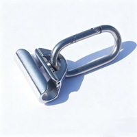 Câble de sécurité horizontal Glider-8 en acier inoxydable 316 de 8 mm poli, connecteur de câble pour lunettes de sécurité, cordon de transport