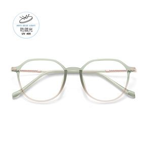 Montures de lunettes ovales TR90 TJ5818 anti-lumière bleue unisexe, monture complète, verres acryliques, origine Danyang - Product Image 1