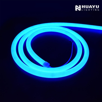 Tira de Luz LED Circular de 360 Grados, D25, Silicona Flexible, IP67, para Decoración de Pilares, Columnas, Troncos de Árboles