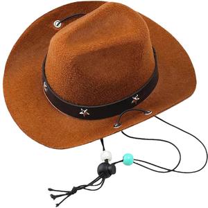 Creatieve <span class=keywords><strong>Mini</strong></span> Honden Westerse Cowboyhoed Schattige Ster Pet Pet Mode Pet Accessoires Voor Huisdieren - Product Image 4