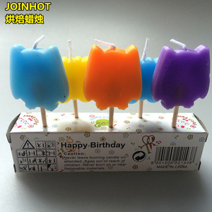 Cartoon Car Birthday Candles For Kids Party Cake Decorations Colorful Design <b>Paraffin</b> Material Single Wick - Product Image 4