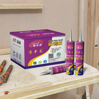 Fengcai Adhésif de construction liquide sans clous, Colle sans clous, Mastic silicone, Colle sans clous pour ongles