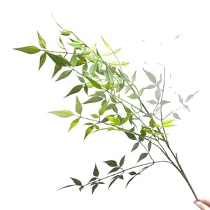 Planta Artificial de Nandina Domestica de 95cm, Color Verde Otoñal, de Plástico, para Decoración del Hogar y Hoteles, Secret Garden - Product Image 5