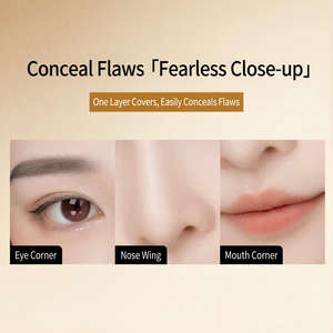 Base de Maquillaje BB Cream Iluminadora, Blanqueadora y Minimizador de Poros, Resistente al Agua, de Larga Duración, Acabado Natural, 30g, LAOLISHI - Product Image 2