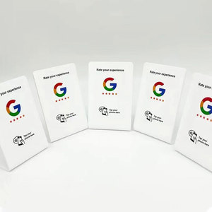 NFC-promotiestandaard met <span class=keywords><strong>Google</strong></span>-beoordeling, gemaakt van acryl/PVC, voor het scannen van QR-codes via sociale media - Product Image 5