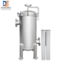 Filter Cartridge DZLX30-5 SUS304, Filter Cairan Presisi Tinggi Industri untuk Pemisahan Padatan Cair, Industri Makanan