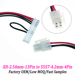 Câble adaptateur 2,54 mm XH 13 broches vers 4,2 mm 5557 4 broches pour l'assemblage de câbles de conversion d'alimentation du ventilateur du moteur d'imprimante 3D. - Product Image 1
