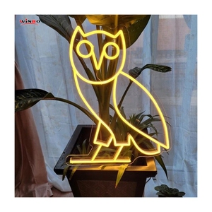 Winbo dropshipping tùy chỉnh LED ánh sáng Neon dấu hiệu phòng trang trí nội thất miễn phí thiết kế cú Neon dấu hiệu - Product Image 4