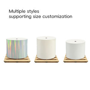 Bianco lucido perlaceo PP pellicola etichetta PP adesivi impermeabili adesivi autoadesivi per imballaggio etichetta Jumbo Roll - Product Image 5