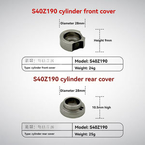 תעשייתי כיתה s40z190 פנאומטי חלקי מטחנת רוטור גליל קדמי & כיסוי אחורי מסבים הכרית - Product Image 5