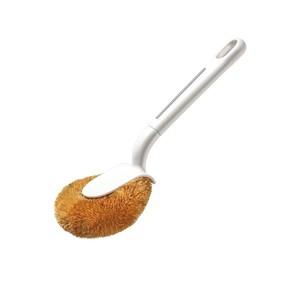 FaSoLa <b>Long</b> <b>Handle</b> Pot <b>Brush</b> Coconut Palm Kitchen Cleaning <b>Brush</b> For Pots And Pans - Product Image 1
