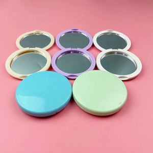 Espejo de Bolsillo Redondo de Plástico a Precio Económico, Espejo Plegable Rosa, Espejo Compacto de Doble Cara para Cosméticos - Product Image 4